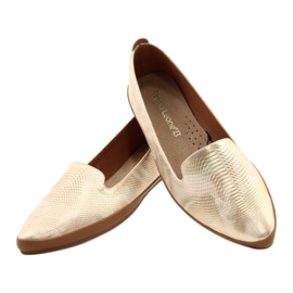 Sergio Leone ballerina lords beige/kultainen MK700 4