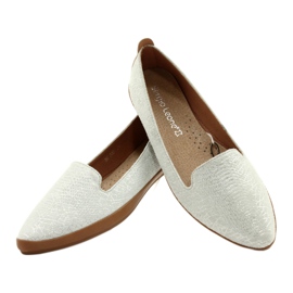 Sergio Leone hopeanharmaat ballerinakengät MK700 3