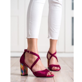 Muodikkaat Sergio Leonen pumput vaaleanpunainen 1