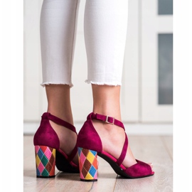 Muodikkaat Sergio Leonen pumput vaaleanpunainen 2