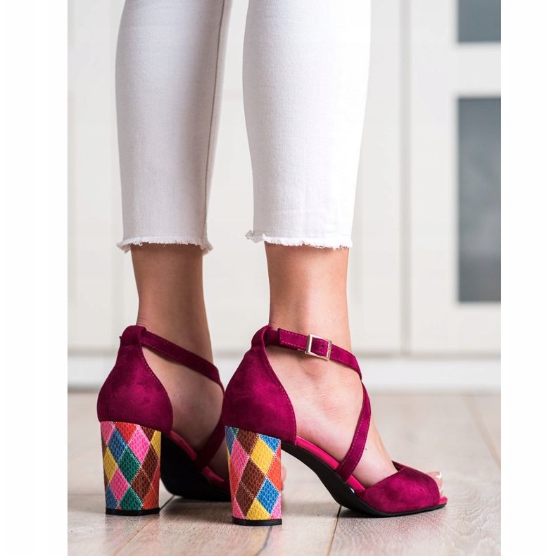 Muodikkaat Sergio Leonen pumput vaaleanpunainen 2