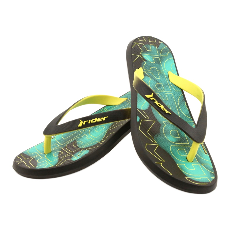 Rider Boys Flip Flops 83062 Azure-musta ratsastaja 3