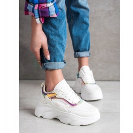 SHELOVET Muodikkaat lenkkarit valkoinen monivärinen 1