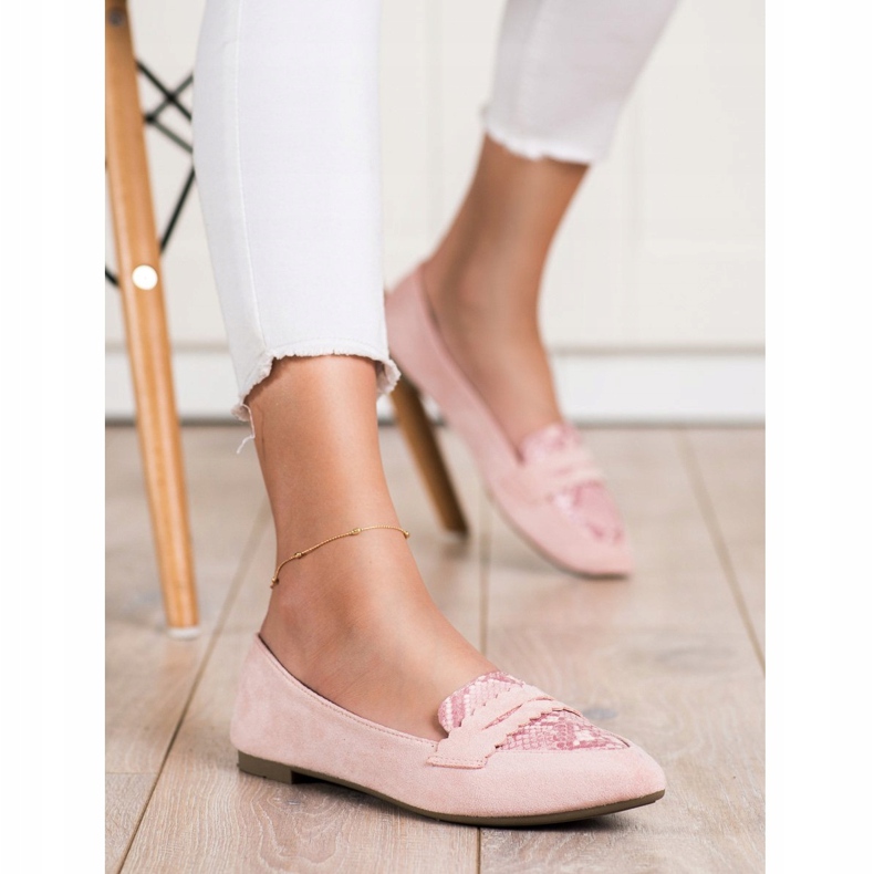 Small Swan Powder Lords Snake Print vaaleanpunainen 1