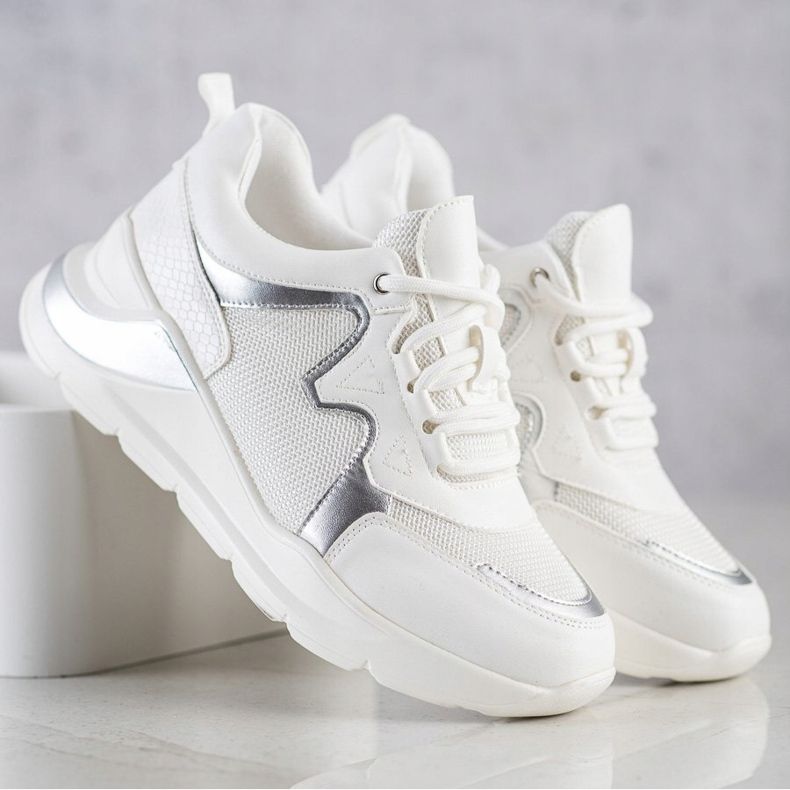 Weide Mukavat tyylikkäät lenkkarit valkoinen 1