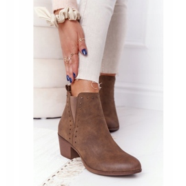 PJ1 Naisten lämpimät saapikkaat Jodhpur -saappaat Khaki Morgan ruskea 2