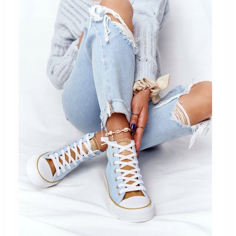 Naisten korkokengät Big Star HH274449 Blue sininen 1