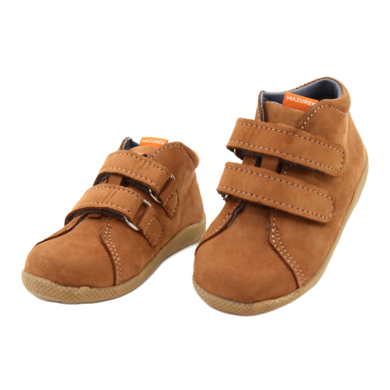 Mazurek Leather Velcro -kengät, ruskea 264 1