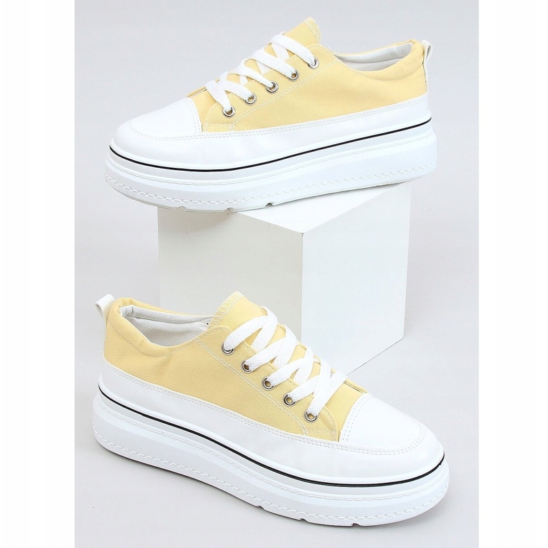 Keltainen BL228P Keltainen, korkea pohjallinen lenkkarit 1