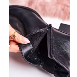 J. Star Naisten lämmin saappaat Jodhpur saappaat kantapäässä musta Forevermore 4