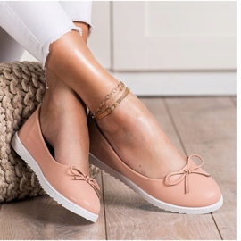 Diamantique Muodikkaat ballerinat, joissa on Eco -nahkaa vaaleanpunainen 1