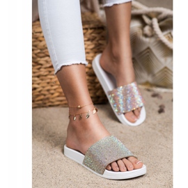 Seastar Tossut kristalleilla valkoinen 1