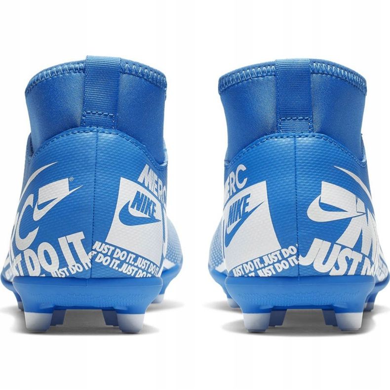 Nike Mercurial Superfly 7 Club FG / MG Jr AT8150-414 jalkapallokengät sininen 6