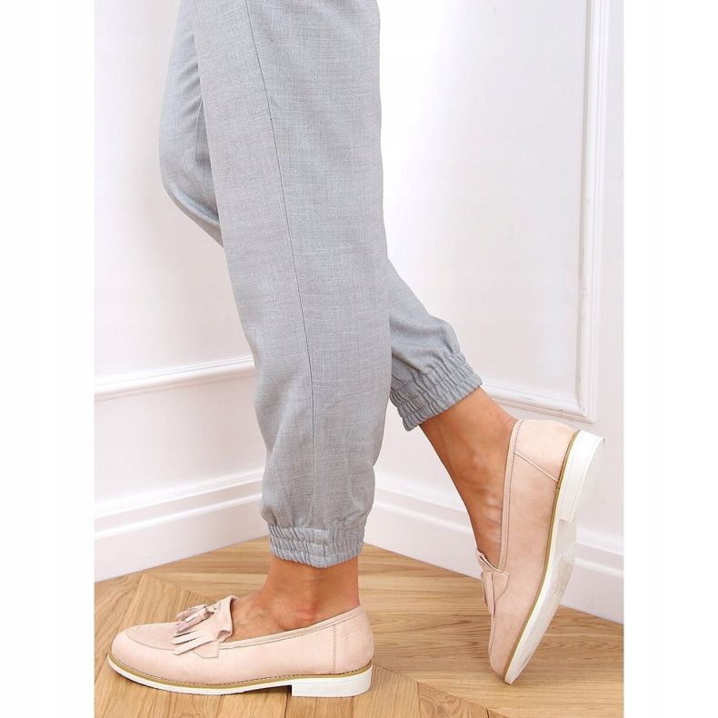 Naisten beige -kengät AB687 Nude 2