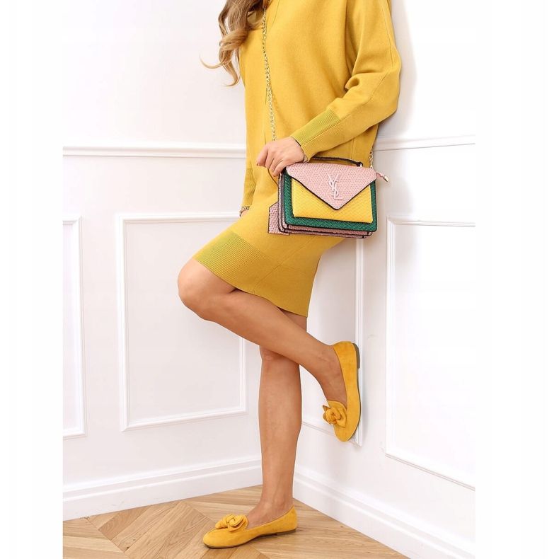 Naisten loafers hunaja 9086 Keltainen 1