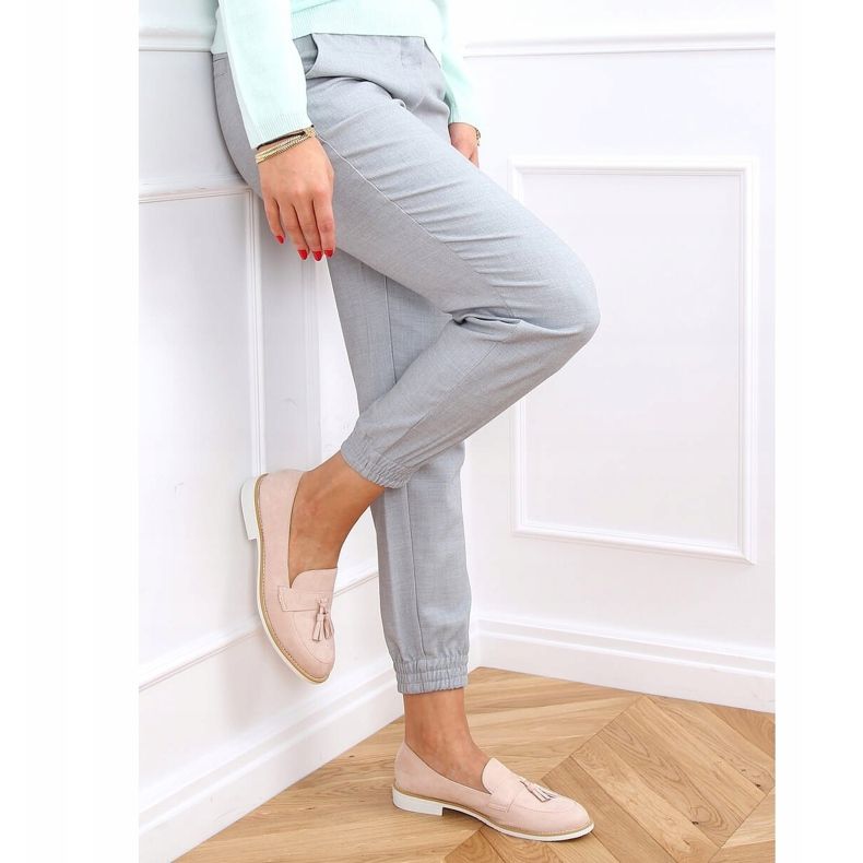 Naisten beige -kengät AB695 Nude 1