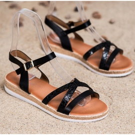 Weide Mukavat mustat sandaalit 1 Weide Mukavat mustat sandaalit 1