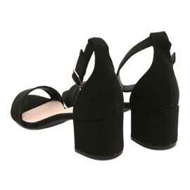 Evento Mustat klassiset korkokengät sandaalit 20SD98-1618 4