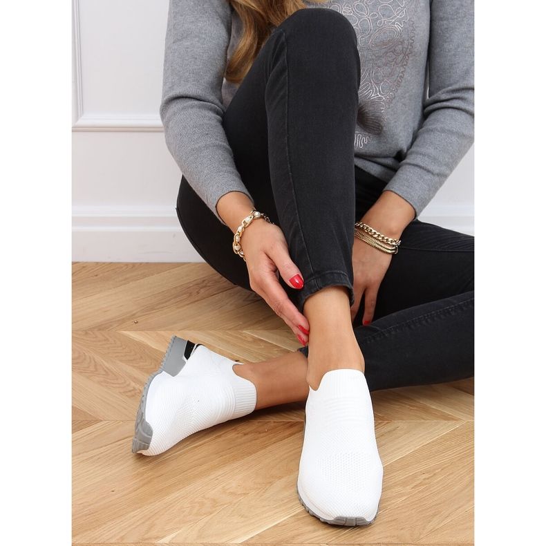 Valkoiset urheilusukat LDH006 Valkoinen 1