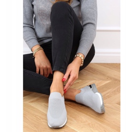 Harmaat sukat urheilukengät LDH006 Harmaa 2