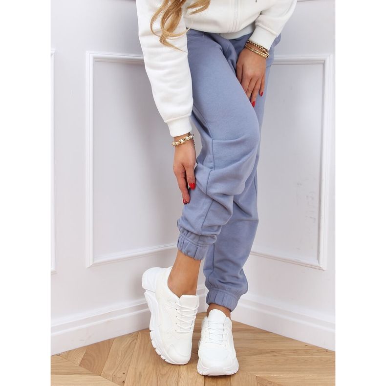 Valkoiset urheilukengät YL-45 Valkoinen 1