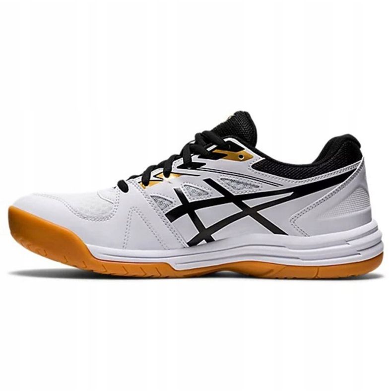 Asics Upcourt 4 M 1071A053 102 lentopallokengät monivärinen valkoinen 2