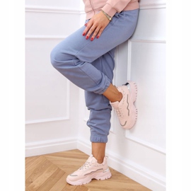 Vaaleanpunainen 9933 Vaaleanpunaiset urheilukengät 1