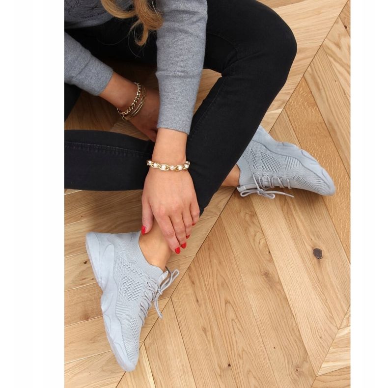 Harmaat FF-10 Harmaat sukat urheilukengät 1