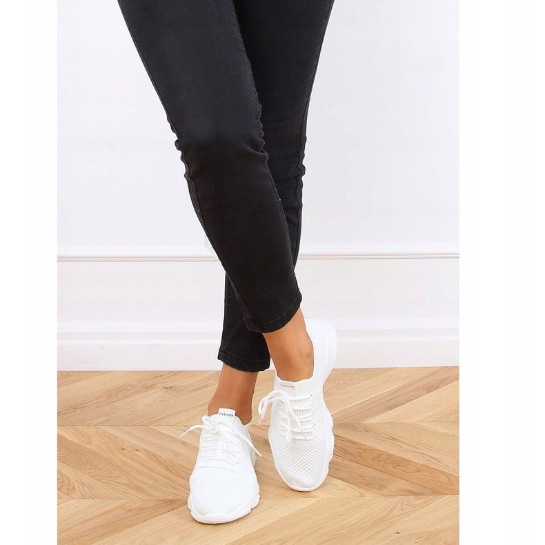 Valkoiset FF-10 Valkoiset sukat urheilukengät valkoinen 1