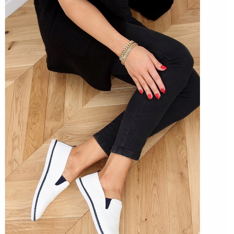 Slip-on tennarit, valkoinen AA620 Navy 1