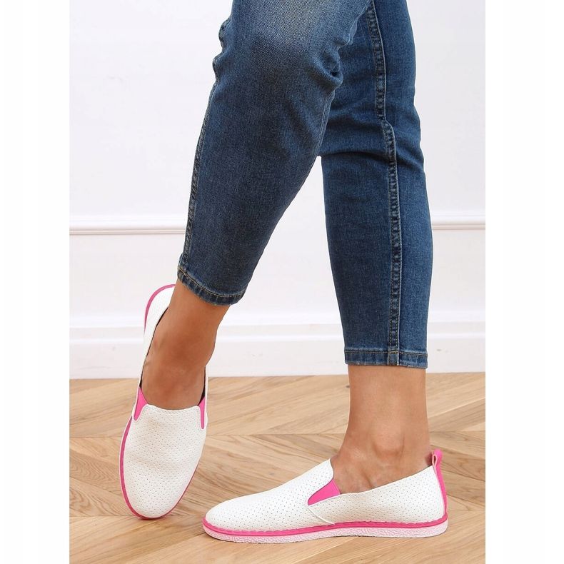 Valkoinen AA620 Fushia tennarit 2