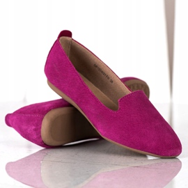 Filippo Klassiset nahkaiset herrat vaaleanpunainen 1