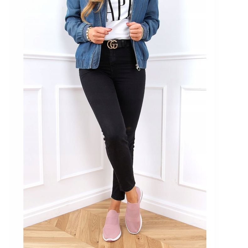 Vaaleanpunainen G-362 Vaaleanpunaiset sukat urheilukengät 1