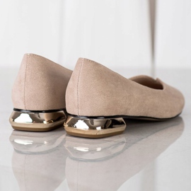 Avokkaat Kultainen kantapää VINCEZA beige 1