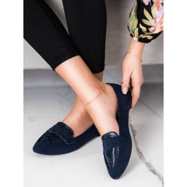 Small Swan Navy Lordsy Snake Print tummansininen 1