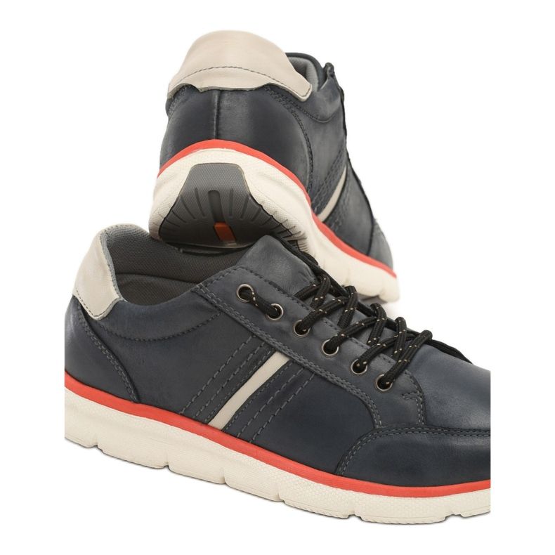 Vapaa-ajan miesten kengät Vices SD63-13 Navy 41 46 beige tummansininen sininen 1