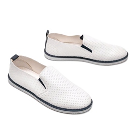 Valkoiset avoimet lenkkarit Slip On Alex valkoinen 1