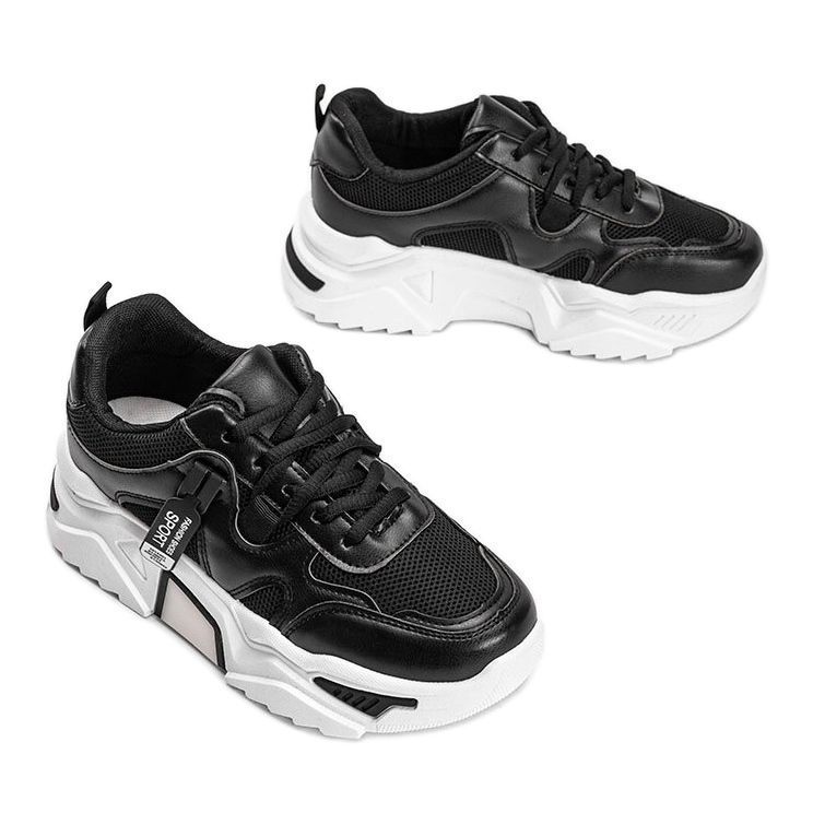 Mustat lenkkarit paksulla Cristina -pohjalla 2