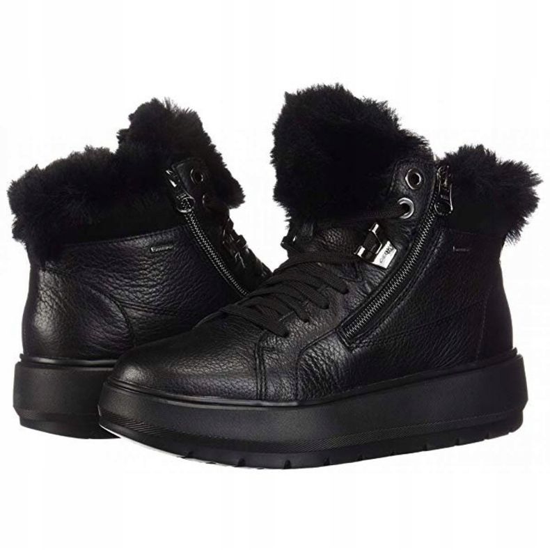 Geox D Kaula B Abx D Tumb Lea W D84AWD-00046-C9999 kengät musta 1