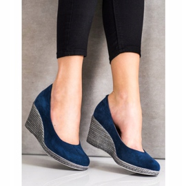 VINCEZA mokkapumput sininen 2