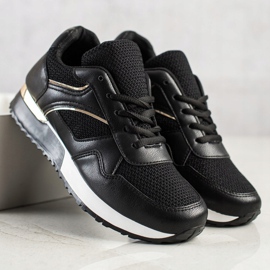 SHELOVET Tyylikkäät lenkkarit kevääseen musta 1