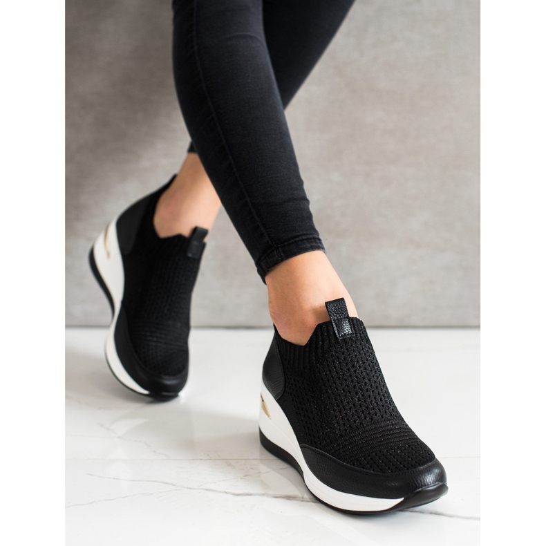 ARTIKER Mustat tekstiilikengät 2