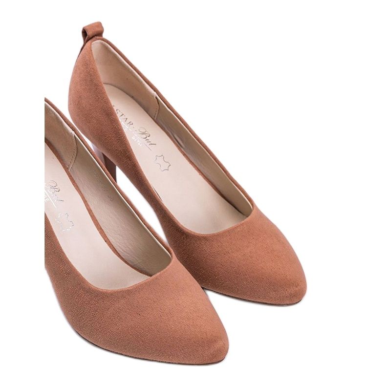 Vaaleanpunaiset pumput Cameronin stiletto -kantapäässä vaaleanpunainen 1