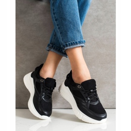 Weide Mustat lenkkarit glitterillä 1