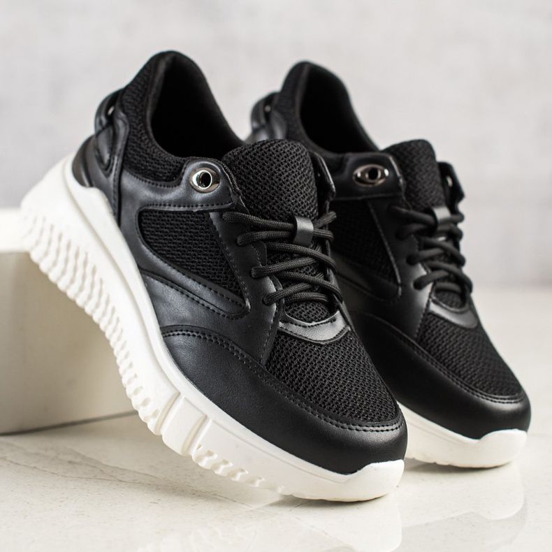 Weide Mustat lenkkarit glitterillä 2