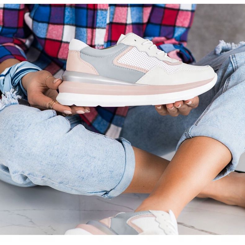 ARTIKER Nahkaiset lenkkarit alustalla monivärinen 1