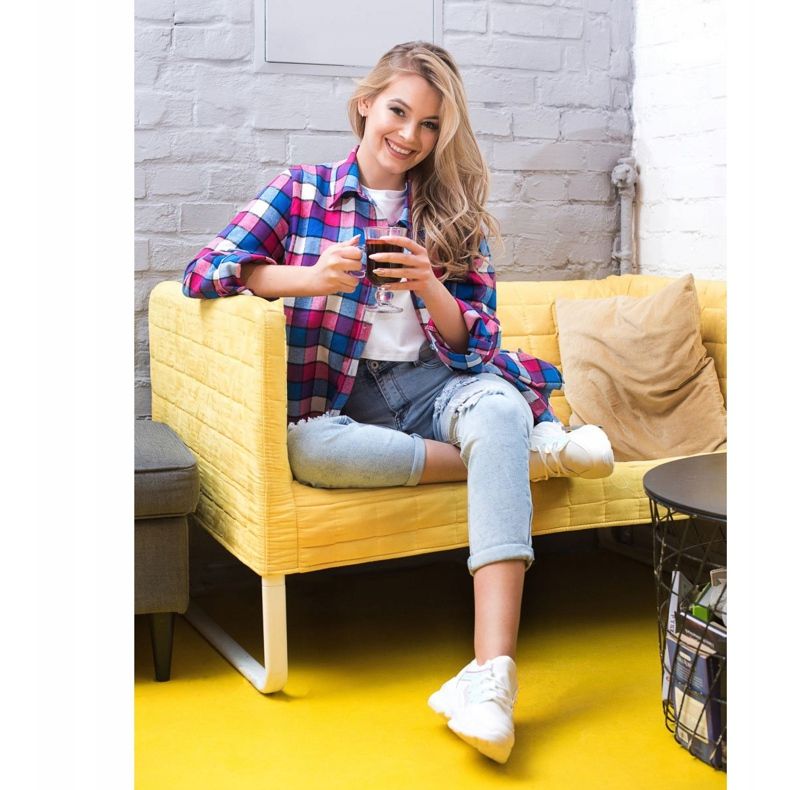 SHELOVET Nauhalliset lenkkarit valkoinen 1