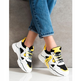 Weide Muoti Lace-up lenkkarit valkoinen musta monivärinen 2