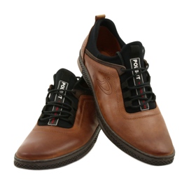 Polbut Miesten vapaa -ajan kenkiä K24 1337 ruskea 4