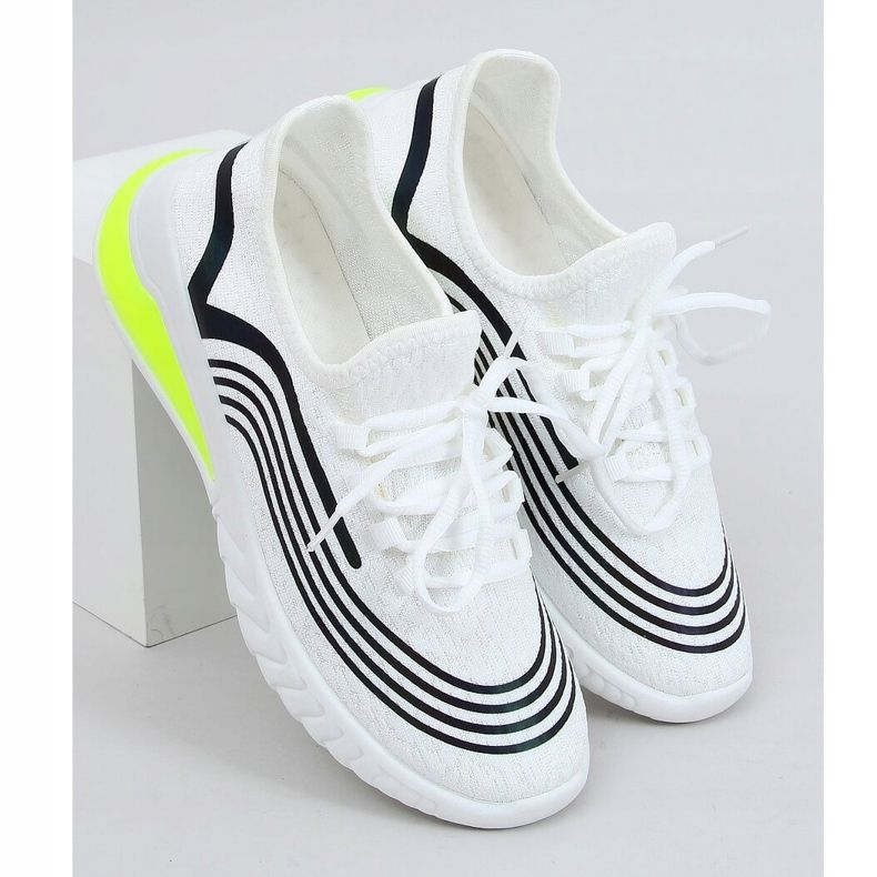 Valkoinen 3436 Valkoiset sukat urheilukengät 1